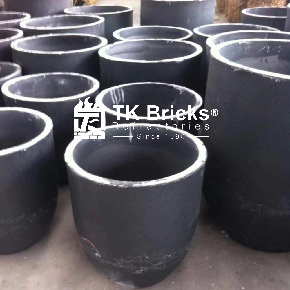 China Tungsten Lead Platinum Crucible Price Large 500 Kg Graphite Crucible for Melting Metal