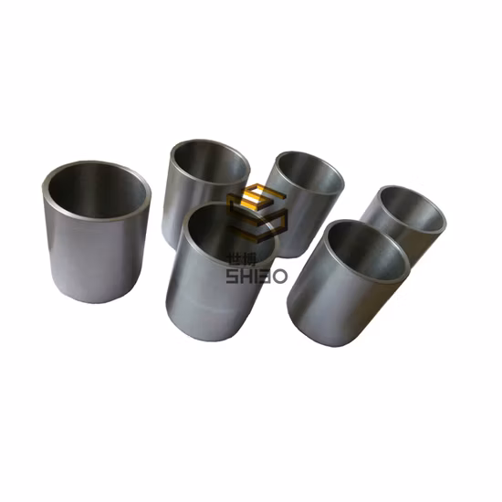 Cadinho de tungstênio 99,95% puro para derreter metal