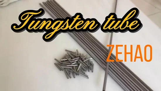 Tubo de tubo de tungstênio de pureza OEM